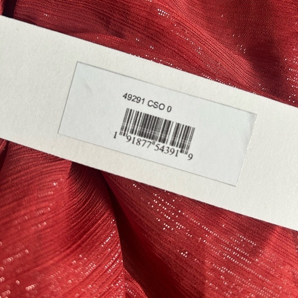 Ieena for Mac Duggal 49291 NWT Chiffon One Shoulder Evening Dress - Picture 10 of 10